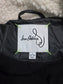 Black Sherpa Ski Snow Puffer Hood Star Whimsygoth Girls Sam Edelman Jacket L