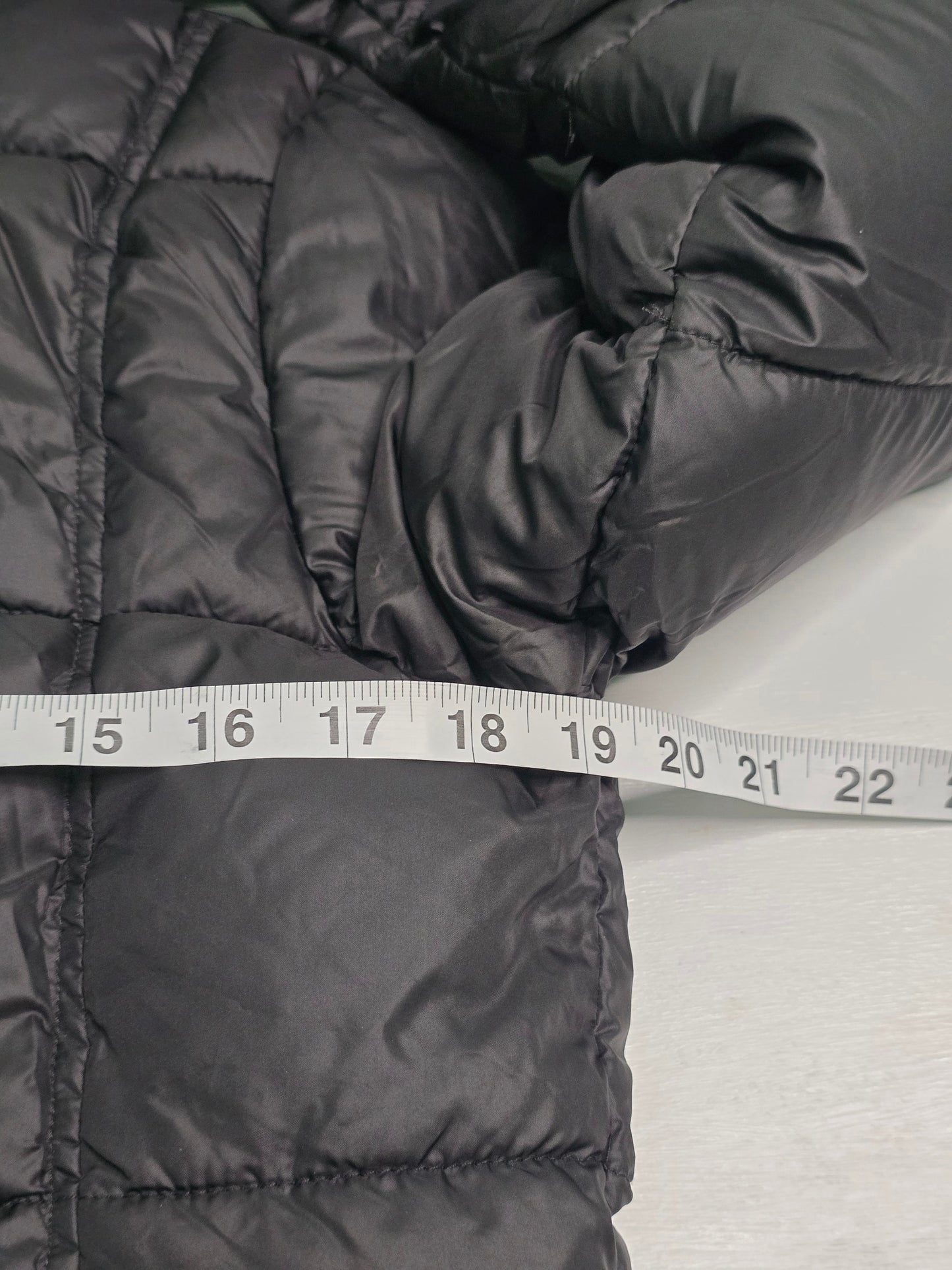 Black Sherpa Ski Snow Puffer Hood Star Whimsygoth Girls Sam Edelman Jacket L