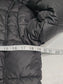 Black Sherpa Ski Snow Puffer Hood Star Whimsygoth Girls Sam Edelman Jacket L