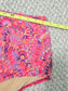 Pink Floral High Cheeky Beach Resort Vacation Swimsuit Bikini Bottoms Plus 1X