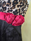 Black Party Animal Print Flower Y2K Mini Formal Prom Sexy Youth 7 Small Dress