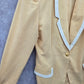 Yellow Y2K Vintage Executive Work Office Preppy Academia Blazer Jacket 12P