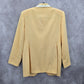 Yellow Y2K Vintage Executive Work Office Preppy Academia Blazer Jacket 12P
