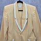 Yellow Y2K Vintage Executive Work Office Preppy Academia Blazer Jacket 12P