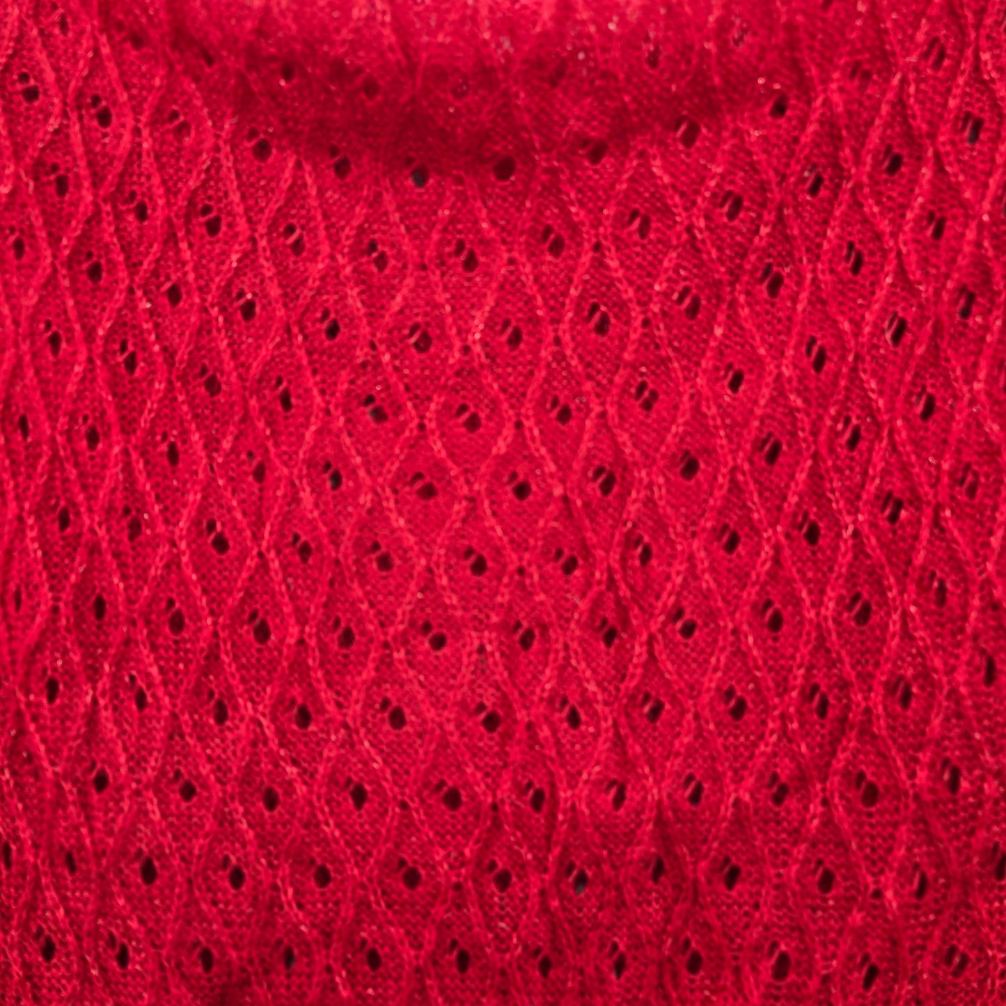 Red Cable Knit Y2K Oversized Long 90s Cottage Romantic Infinity Scarf OS