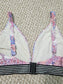 Floral Y2K Beach Resort Vacation Multicolor Bikini Top ASOS Swimsuit Plus 16