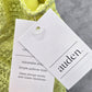 Yellow Lace Crop Y2K Auden Unlined Long Line Plunge Tank Top Bralette Small