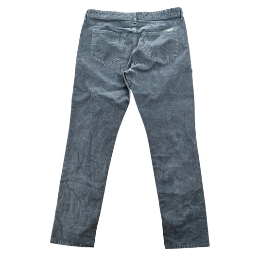 Blue Gray Ribbed 90s Corduroy Y2K Vintage Boyfriend Slim Cotton Eddie Bauer Pants 12