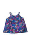 Floral Multicolor Beach Resort Vacation Swimsuit Cover Up Tankini Top Plus 18