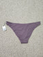 Purple High Leg Extra Cheeky Beach Resort Vacation Swimsuit Bikini Bottom XL