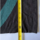 Black Geometric Turtleneck Long Sleeve Preppy Resort Chico's Sweater 1 Medium