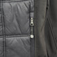 Guess Black Mens Performance Quilted VTG Zip Puffer Bomber Coat Jacket Large