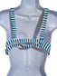 Blue Stripes One Piece Swimsuit Y2K 90s Cutout Beach Resort Vacation Cupshe XL