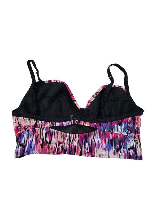 Torrid Multicolor Y2K Bikini Crop Goth Beach Resort Vacation Swimsuit Top 1X