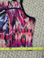 Torrid Multicolor Y2K Bikini Crop Goth Beach Resort Vacation Swimsuit Top 1X
