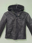 Moto Biker Rock & Roll Punk Goth Grunge Y2K Hood Zip Boys Faux Leather Jacket 7