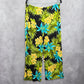 Tropical Floral Vacation Y2K Beach Resort Wide Leg French Laundry Pants Small