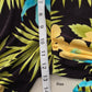 Tropical Floral Vacation Y2K Beach Resort Wide Leg French Laundry Pants Small