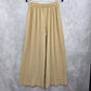 Brown Wide Leg Accordion Beach Resort Flowy Vacation Lock &amp; Love Pants Small