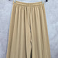 Brown Wide Leg Accordion Beach Resort Flowy Vacation Lock &amp; Love Pants Small