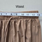 Brown Wide Leg Accordion Beach Resort Flowy Vacation Lock &amp; Love Pants Small