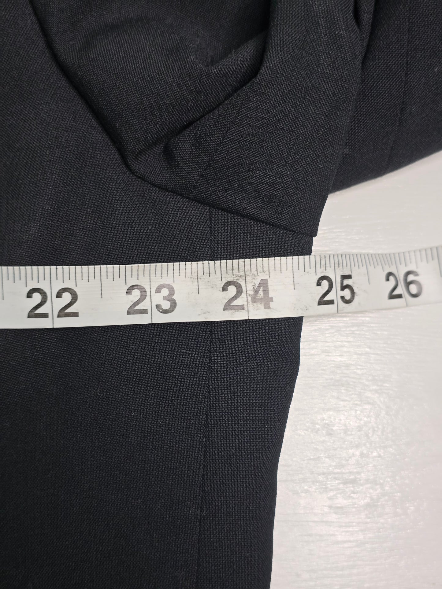 Black Doorman Work Uniform Goth Y2K Career Mens Mock Neck Costume Jacket XL 46