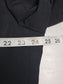 Black Doorman Work Uniform Goth Y2K Career Mens Mock Neck Costume Jacket XL 46