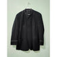 Black Doorman Work Uniform Goth Y2K Career Mens Mock Neck Costume Jacket XL 46