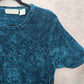 Carolyn Taylor Green Chenille Granny Artsy Cozy Electric Preppy Sweater Top XL