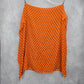 Orange Print Oversized Extra Long Rectangle Halloween Goth Scarf Wrap Shawl OS
