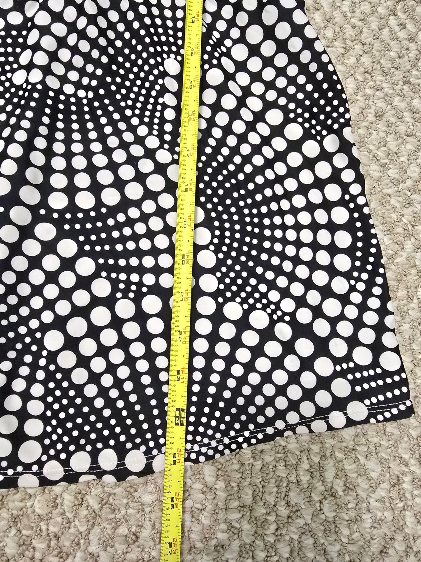 Polka Dot Racerback Liz Lange Maternity Swimsuit Coverup Beach Tankini Top XL