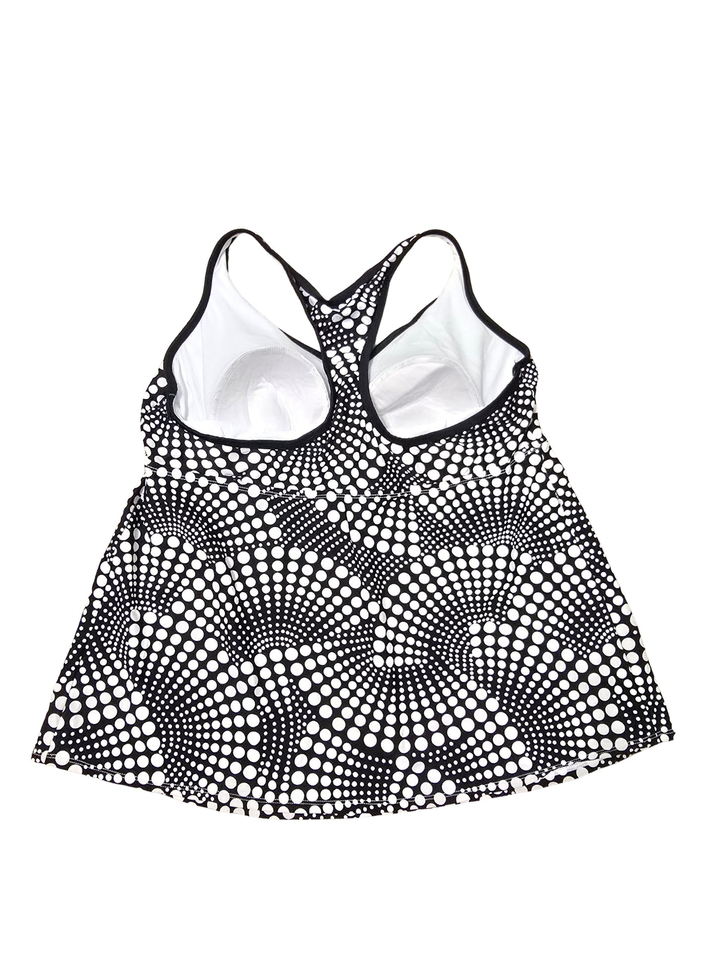 Polka Dot Racerback Liz Lange Maternity Swimsuit Coverup Beach Tankini Top XL