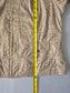 Chico's Animal Print Glam Full Zip Ruched 3/4 Sleeves Chic Cream Jacket 2 Large