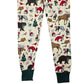 Little Blue House Woodland Cute Animals Christmas Holiday Lounge Pajama Pants XS
