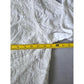 Chico's White Embroidered Scallop Resort Luxury Open Front Jacket 2 Large