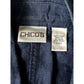 Blue Luxury Preppy Resort Costal Utility Zip Summer Linen Chico's Jacket 2 Large