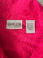 Chicos Pink Floral Rose Shacket Texture Romantic Luxury Preppy Jacket 2 Large