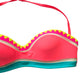 Y2K Vintage Pink Halter Swimwear Active Beach Vacation OP Bikini Top Medium
