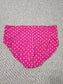 Pink Floral High Waist Swimsuit Bikini Bottom Resort Vacation Lands End Plus 22W SKU: B33