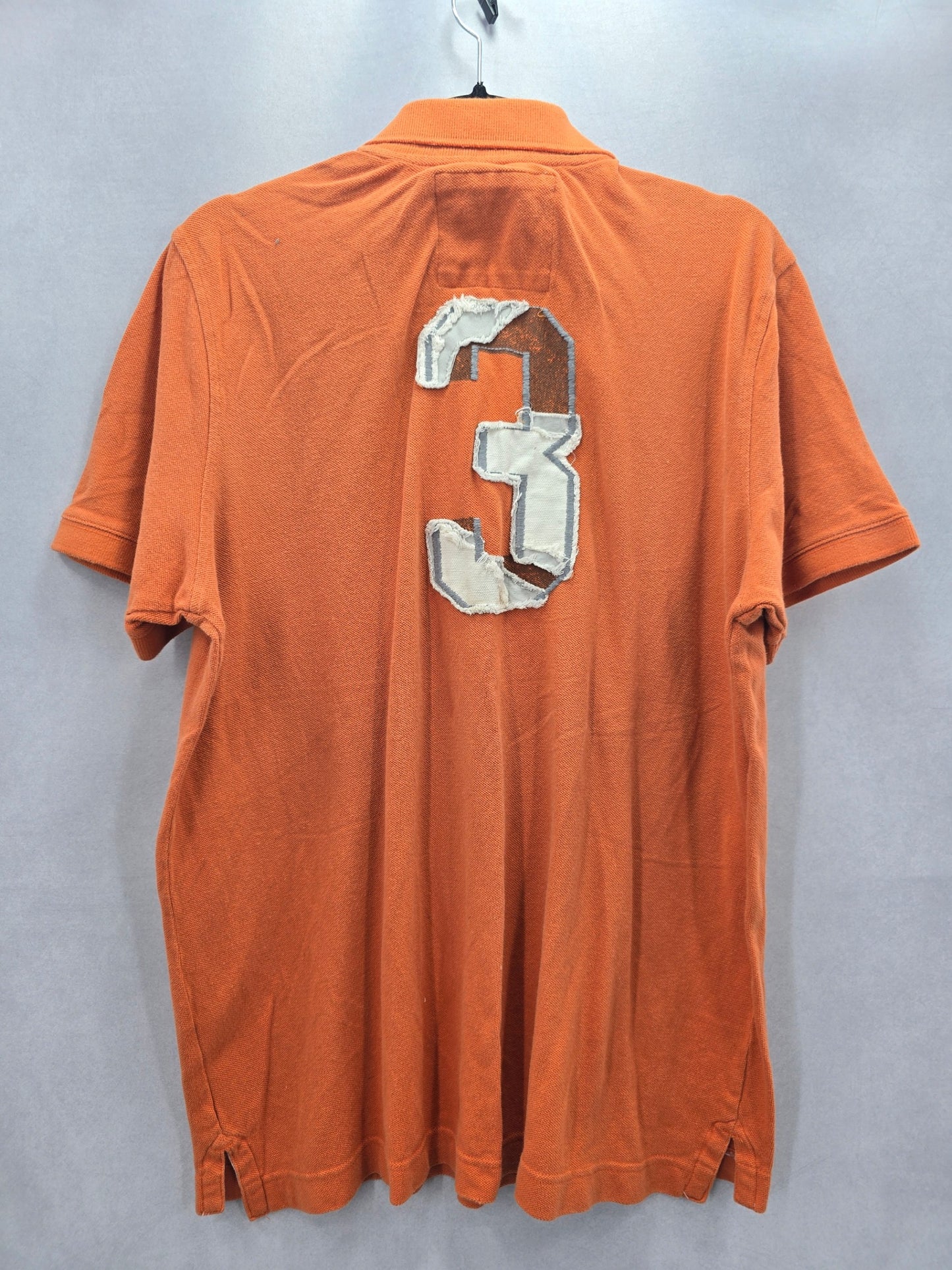 Aeropostale Orange Vintage Polo Golf Vintage 90s Y2K Mens Shirt Large&nbsp;