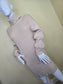 Ribbed Cream Y2K Sporty Chic Preppy Turtleneck Short Sweater Dress Small