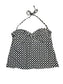Beach Resort Halter Catalina Black Geometric Swimsuit Coverup Tankini Plus XL