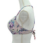 Floral Pink Y2K Beach Vacation Resort Crisscross Shade &amp; Shore Bikini Top 36D