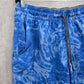 Hurley Blue Board Shorts Beach Resort Vacation Tie Dye Swim Trunks Men's XL