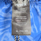 Hurley Blue Board Shorts Beach Resort Vacation Tie Dye Swim Trunks Men's XL