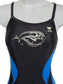 Black TYR One Piece Swimsuit Beach Resort Vacation Pool Active Y2K 90s 32 Medium