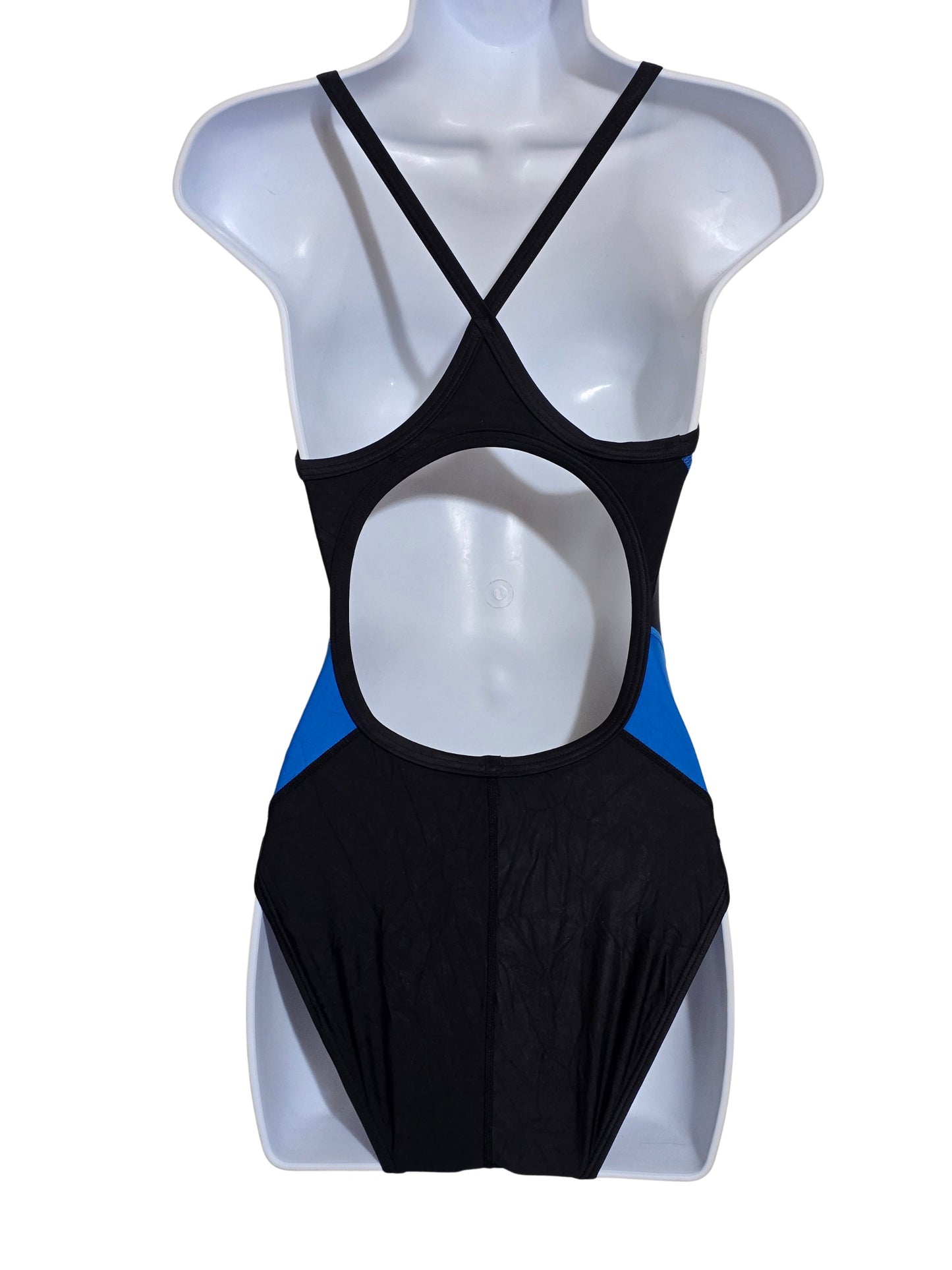 Black TYR One Piece Swimsuit Beach Resort Vacation Pool Active Y2K 90s 32 Medium