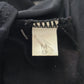Black Zipper Front Y2K VTG 90s 2000s Coquette Retro Swimwear Bikini Top Medium