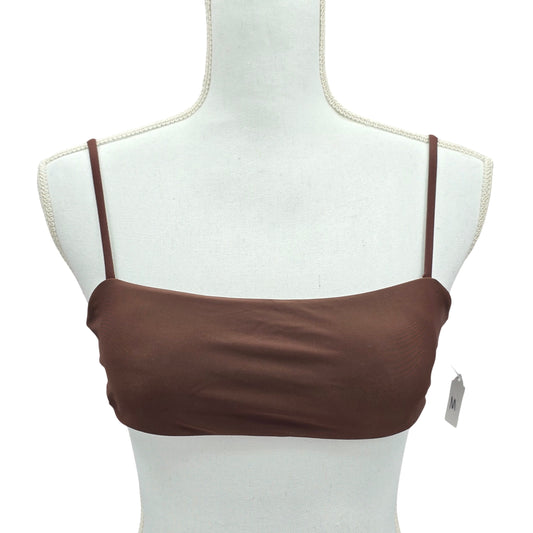 Y2K Coquette Barbie Cottage Brown Mermaid Retro Swimwear Bikini Top Medium