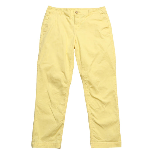 Y2K Loft Yellow Monroe Slim Colorful Soft Tapered Pastel Resort Chino Pants 8